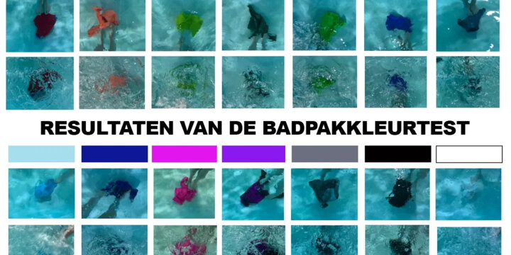 Welke kleuren maken je kind zichtbaar in het water?